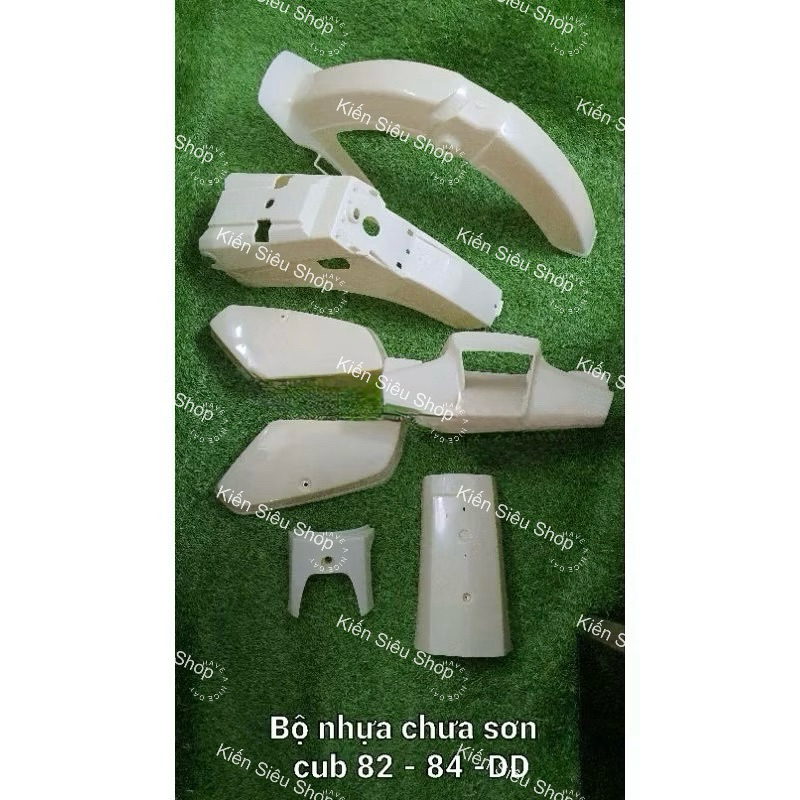 Bộ nhựa dàn áo xe cub 82-84-DD-DH 92 94 mộc chưa sơn