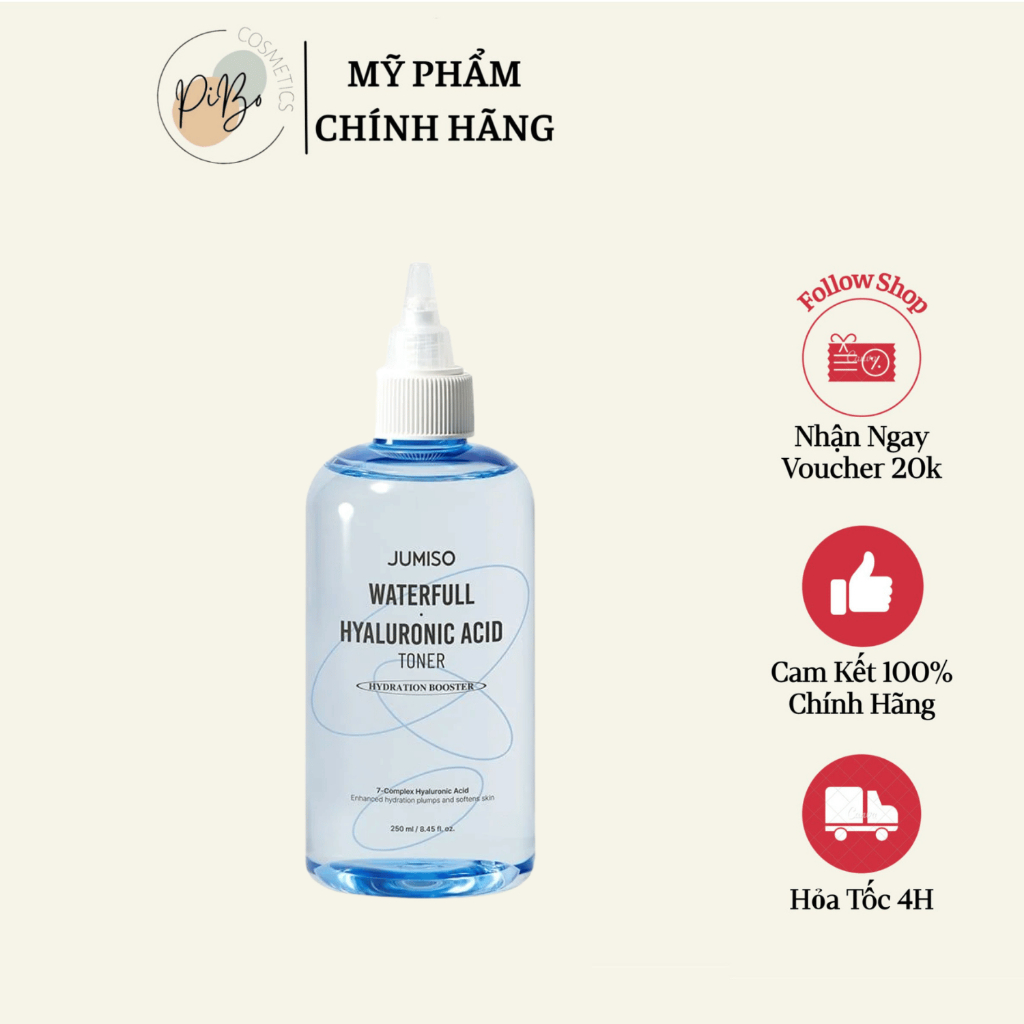 Toner Dưỡng Da Cấp Ẩm Jumiso Waterfull Hyaluronic Acid