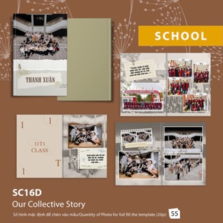  Album ảnh kỷ yếu cấp 2&3 lưu giữ kỷ niệm tuổi học trò,in album theo yêu cầu,quà tặng thầy cô bạn bè 