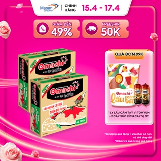 Combo 2 Mì Omachi Mì Trộn Xốt Spaghetti Gói 90g - Thùng 30 Gói x 90g