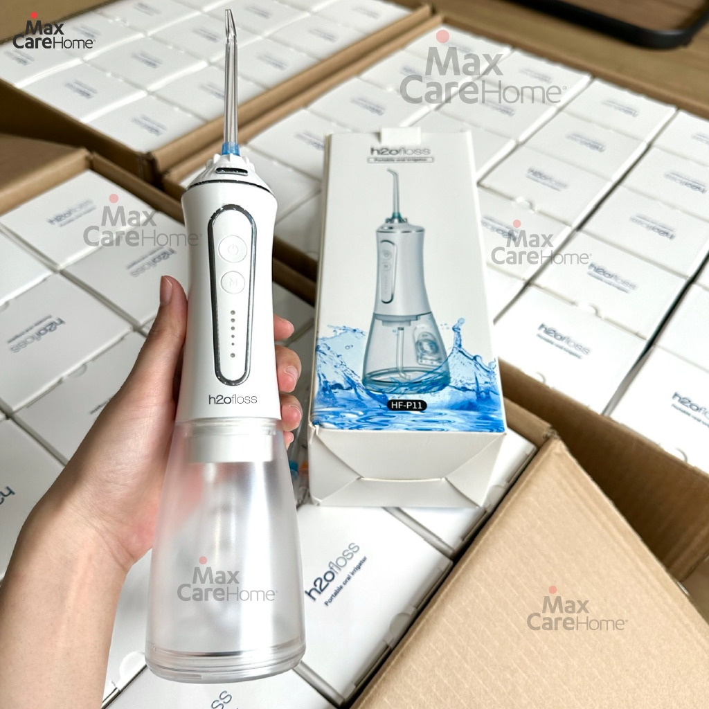Máy Tăm Nước H2OFloss HF6P HF9P [Mẫu Mới] Cải tiến công nghệ tia nước sạch X4 Lần - Bảo Hành 12 tháng, Kèm túi đựng máy | BigBuy360 - bigbuy360.vn
