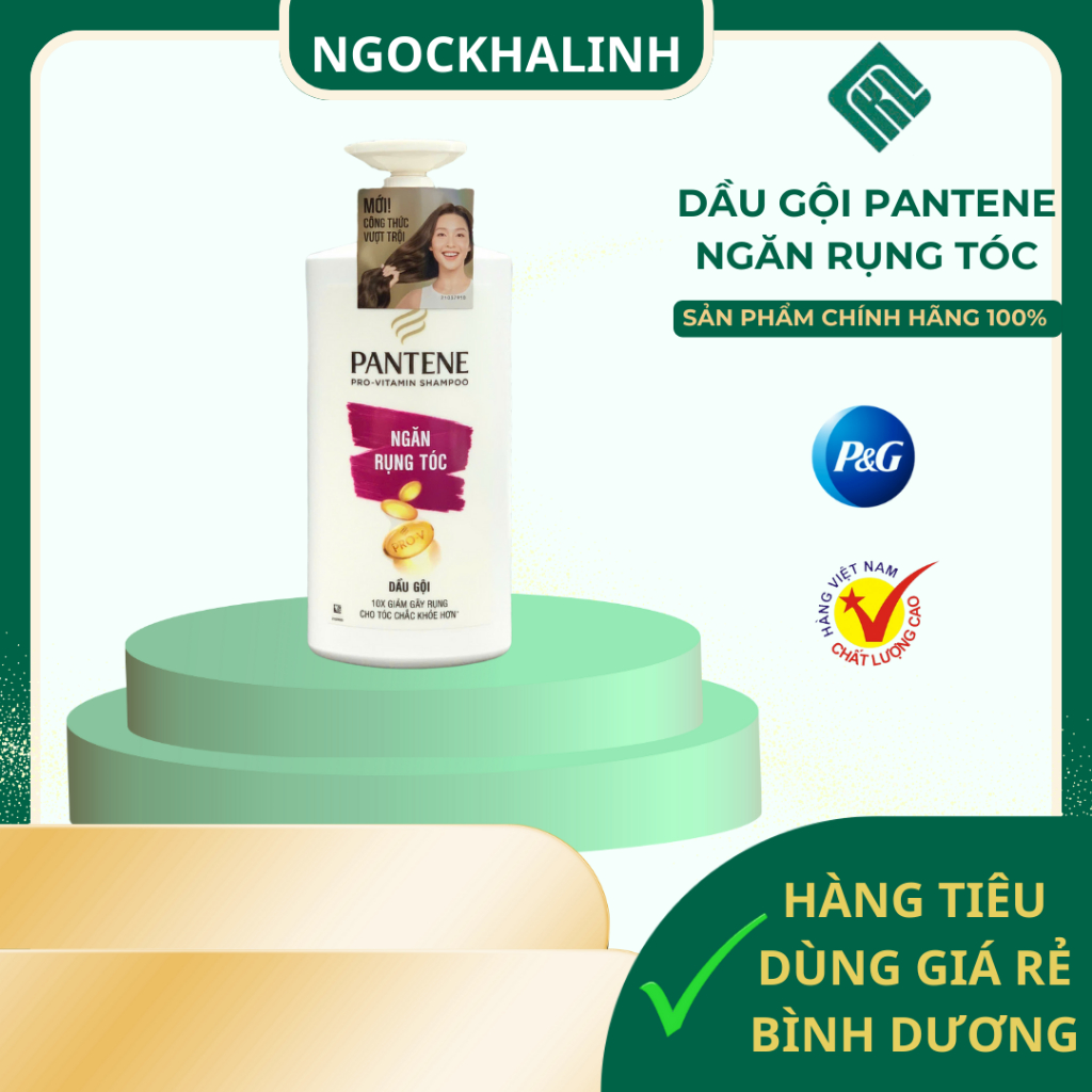 Pantene-Dầu gội ngăn rụng tóc chai 670g