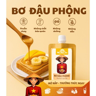 Ms. Hoi An | Bơ Đậu Phộng Nguyên Chất, Không Đường | Eat Clean | Peanut Butter Natural