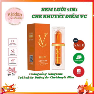 Kem Lười Che Khuyết Điểm Nâng Tone VC Gấp 5 Lần Vitamin Dưỡng Da Sáng Mịn Chống Lão Hoá 30g