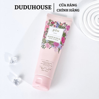 TẨY DA CHẾT BODY Tẩy da chế body PLU Pink Floral 3in1 200ml