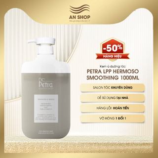 Kem ủ dưỡng tóc dầu hấp phục hồi tóc hư tổn, khô xơ uốn duỗi nhuộm công nghệ sinh học Petra Lpp Hermoso Smoothing 1000ml