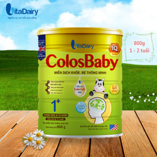 Sữa non Colosbaby IQ Gold 1+ 800g, sữa bột giúp phát triển trí não - VitaDairy