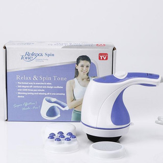 Máy Massage Cầm Tay Rung Mạnh RELAX & TONE, Máy Đánh Mỡ Bụng Giảm Béo, Đùi, Bắp Chân, Giảm Nhức Mỏi Massage Toàn Thân