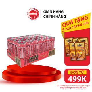 Lốc 24 Lon Nước Giải Khát Tăng Lực Monster Pipeline Punch 355ml/Lon Sale 15.4 Coca-Cola
