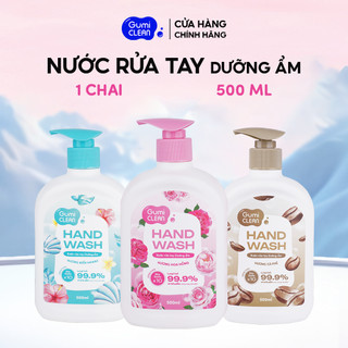  Nước rửa tay sinh học Gumi Clean 500ml Hương Hoa Hồng Biển Hawaii Cà phê sạch khuẩn dưỡng ẩm da tay 