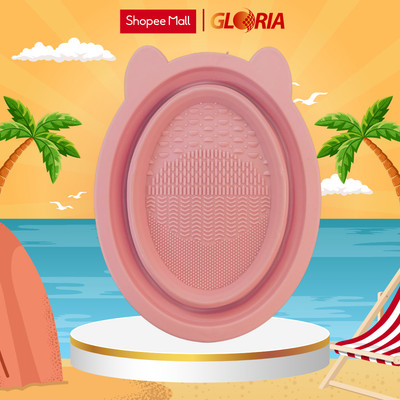 Khay Silicone Glorie Vệ Sinh Dụng Cụ Trang Điểm Gấp Gọn Tiện Lợi