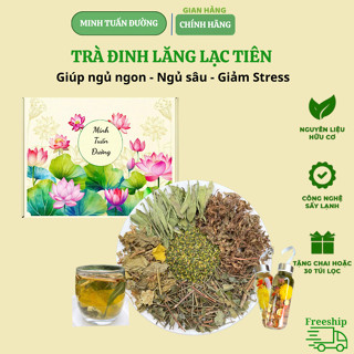Trà Đinh Lăng Lạc Tiên Minh Tuấn Đường, Trà Ngủ Ngon, Ngủ Sâu Giấc, An Thần, Giảm Stress