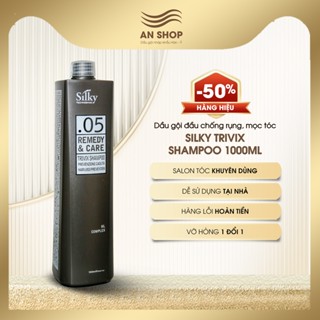 Dầu gội đầu ngăn rụng tóc Silky Trivix Shampoo kích thích mọc, phục hồi tóc yếu, giảm gầu dưỡng chăm sóc tóc dầu ngứa