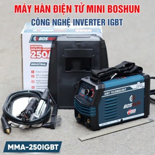 [YÊU THÍCH] Máy Hàn Mini Chính Hãng BoShun BS-MMA220S chuyên dùng hàn sắt, tôn cực chất lượng