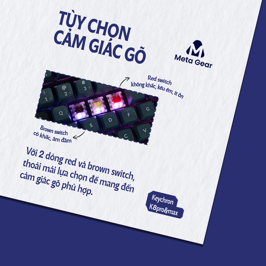 Bàn Phím Cơ Keychron K8 Pro, Bàn Phím Cơ Keychron K8 Max 3 Mode Kết Nối - Hỗ trợ QMK/VIA - Kết nối không dây | BigBuy360 - bigbuy360.vn