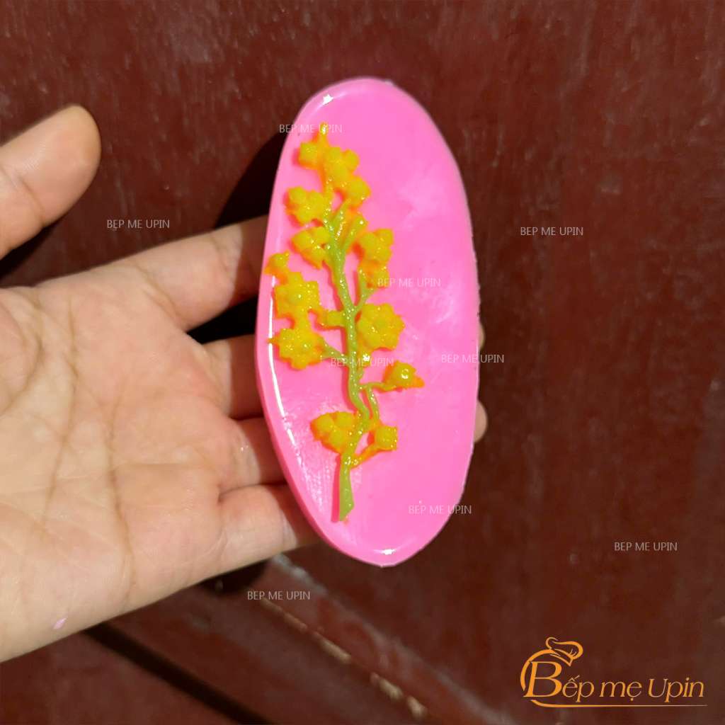 Khuôn silicon cành hoa nhí hoa bi HD10