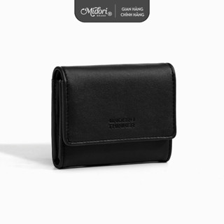 Ví Da Nam Nữ LOGAN Dập Chìm Monogram Nhỏ Gọn Trượt Nước Chính Hãng Nhiều Ngăn Tiền Thẻ  | M Studio
