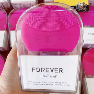 Máy Rửa Mặt Forever Lina Mini Giúp Sạch Da Mặt Hiệu Quả, Máy Rung Rửa Mặt Vệ Sinh Sóng Âm, Pad Rửa Mặt