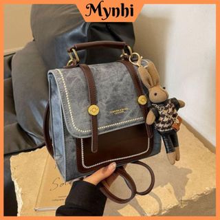  Balo Mini Nữ Basic Đơn Giản Chất Da Cao Cấp Chống Nước Dáng Vintage Đi Chơi Du Lịch SMN37 