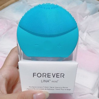 Máy Rửa Mặt Forever Lina Mini Giúp Sạch Da Mặt Hiệu Quả, Máy Rung Rửa Mặt Vệ Sinh Sóng Âm, Pad Rửa Mặt