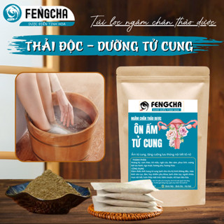 Ngâm chân thảo dược Fengcha ôn ấm tử cung, chống suy giáp, ổn định chu kỳ kinh,giảm chứng ớn lạnh toát mồ hôi hột