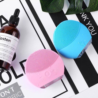 Máy Rửa Mặt Forever Lina Mini Giúp Sạch Da Mặt Hiệu Quả, Máy Rung Rửa Mặt Vệ Sinh Sóng Âm, Pad Rửa Mặt