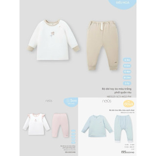 [Nous] Quần áo thu đông nous dài tay cho bé từ 7kg đến 15kg