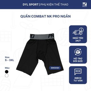 Quần combat NK Pro ngắn | Quần combat thấm hút tốt, co giãn thoáng khí