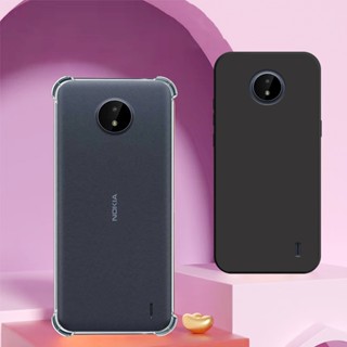 Ốp lưng Nokia 3.4 / G10 / C20 / C30 / C21 Plus chống sốc, TPU viền vuông, trong suốt silicon