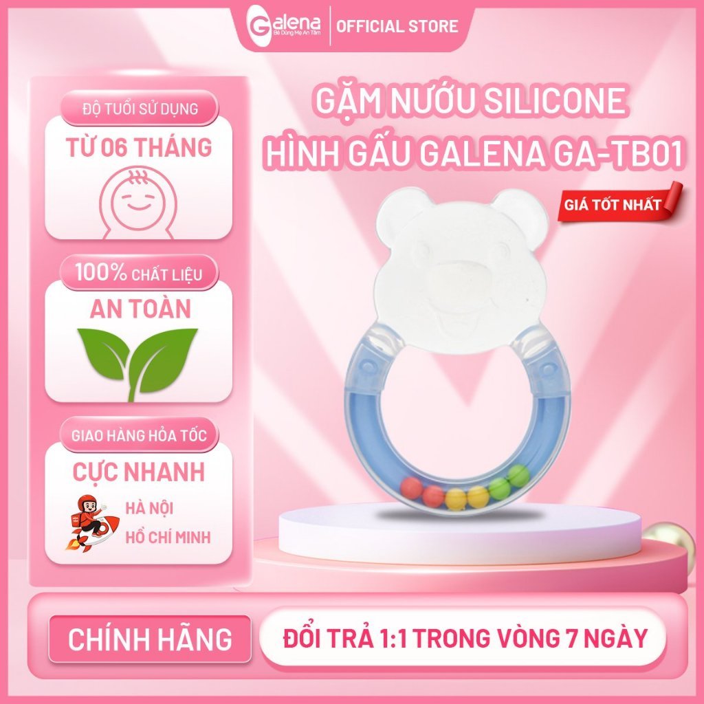 Gặm nướu Galena hình gấu GA-TB01