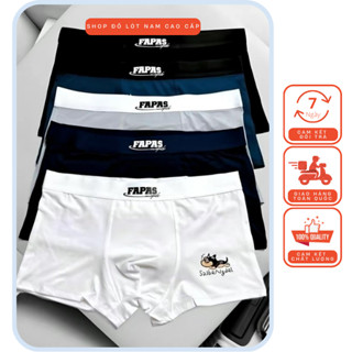 Combo 3,4,5,6,10 quần lót nam Thun Lạnh Fa.Pas In Hình co dãn 4 chiều Menswear