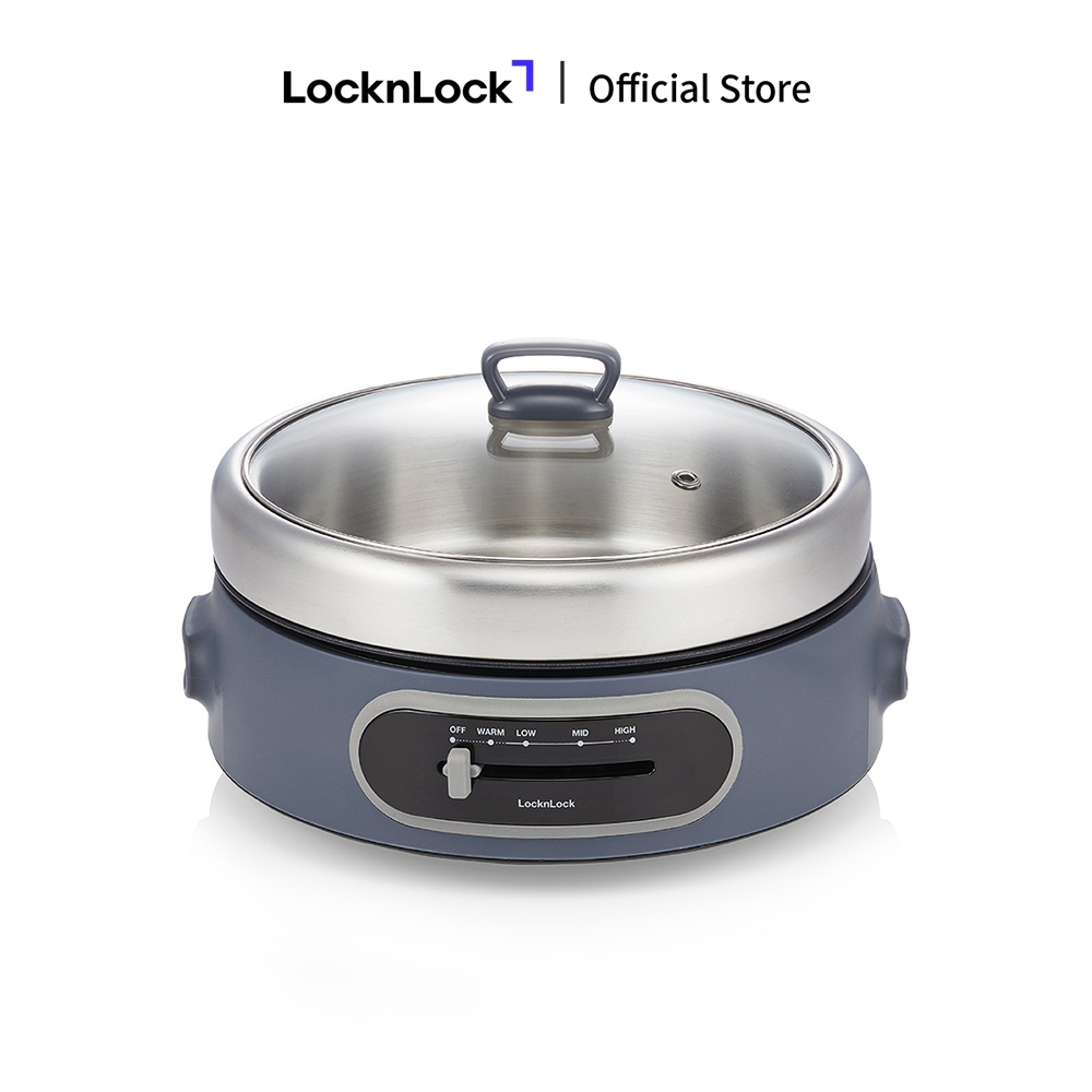 Nồi điện đa năng nướng lẩu LocknLock Multi Cooker 4L EJP542NVY