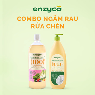  Combo Nước Rửa Rau Quả Và Nước Rửa Chén Bát Sinh Học ENZYCO 