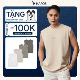 Áo tanktop nam co giãn thấm hút, áo ba lỗ tập gym nam thoáng mát, chất vải cotton 100% form dáng thể thao