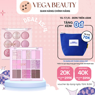 Bảng phấn mắt DASIQUE Shadow Palette 7g 9 ô và 18 ô nhiều màu, xinh xắn cho makeup look trong trẻo