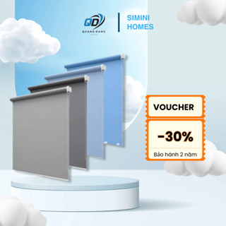 Rèm cuốn cho phòng trọ, Rèm cuốn không khoan rèm che cửa sổ chống nắng cản sáng 100%  có đặt theo yêu cầu