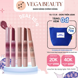 [ĐỌC LƯU Ý Ở PHẦN MÔ TẢ] Son dưỡng có màu 3CE Shine Reflector 1.7g dưỡng ẩm và giúp môi rạng rỡ suốt cả ngày