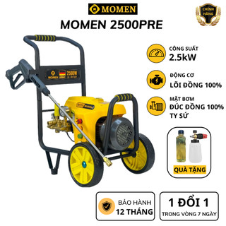  Máy rửa xe Momen2500pre động cơ lõi Đồng,trục khuỷu ty sứ,dây dài 15m,chuyên dùng tiệm rửa xe,xịt rửa cao áp công nghiệp 