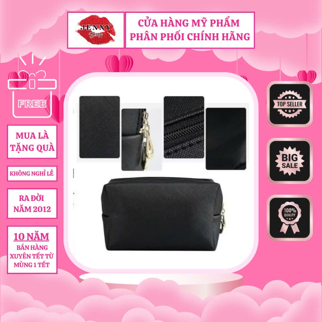 Túi Đựng Đồ Trang Điểm AOA Studio, Túi Da Đựng Đồ Trang Điểm Makeup Tiện Lợi