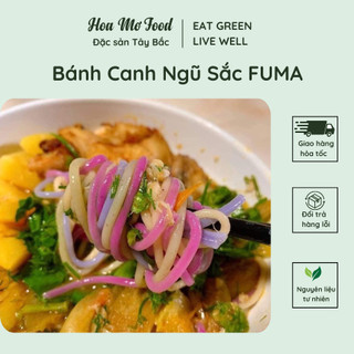  500g Bánh canh ống ngũ sắc và gạo lứt FUMA 500gr gói bánh canh gạo lức ăn kiêng eatclean 