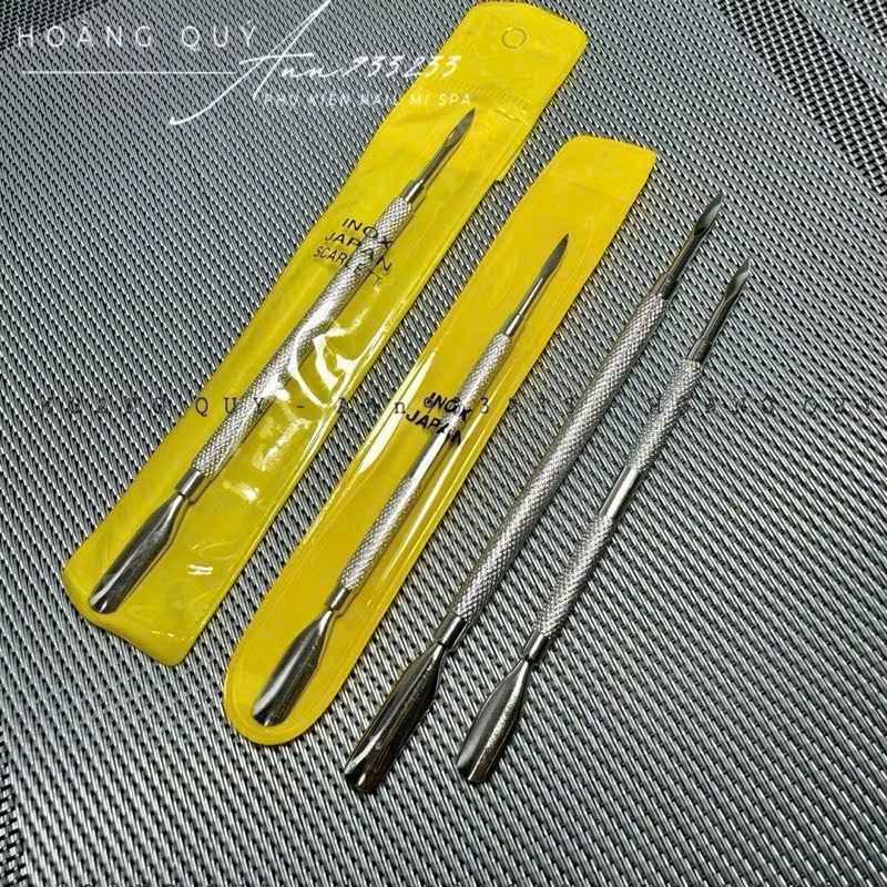 Cây sủi da lấy khóeCây Đẩy Da Nail , Sủi Da Chết , Móc Lấy Khóe Móng Tay Chân Inox Siêu Bền - Hoàng Quý