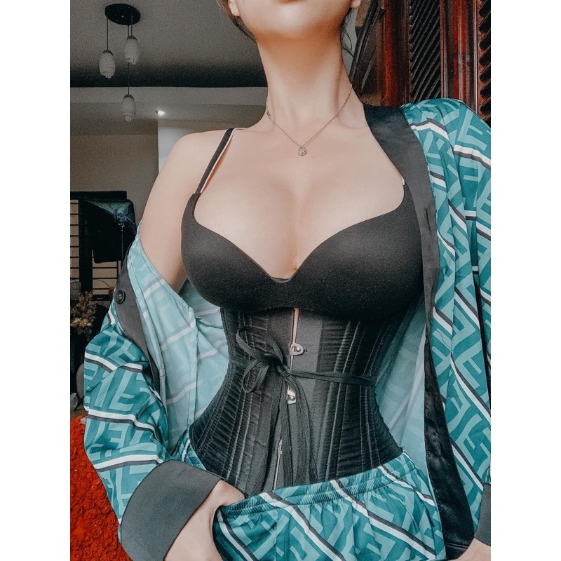 Corset vải siết eo 24 xương