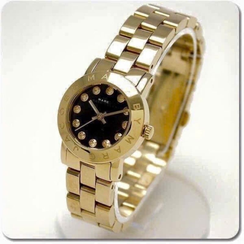 [ Chính Hãng 100%] Đồng Hồ Nữ Marc Jacob MBM3336 (3336) Máy Quartz (Pin) Kính Khoáng Mặt Tròn Siz 26