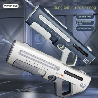 Đồ Chơi Súng Bắn Nước áp lực mạnh, súng nước súng điện cao cấp tự động bơm có đèn led phù hợp mọi lứa tuổi