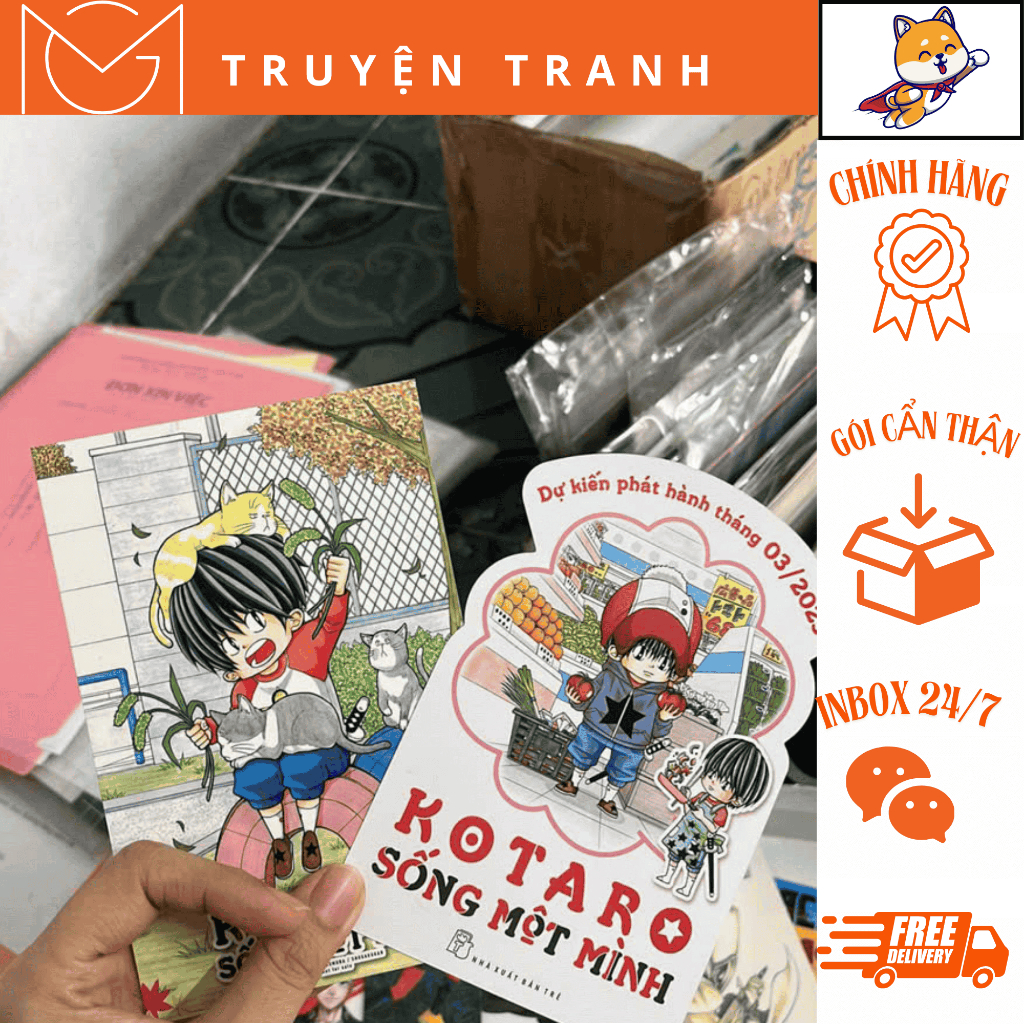 Phụ kiện - Card + lịch phát hành Kotaro Sống Một Mình