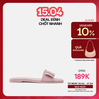 Dép Bệt Nữ Quai Ngang 1cm JUNO Mũi Vuông SD01095