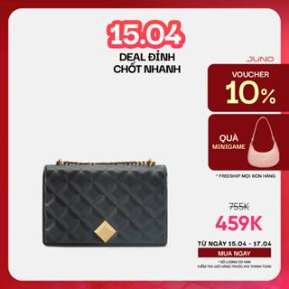 Túi Xách Nhỏ Nữ Thời Trang JUNO Dập Hiệu Ứng Princess Diamond TXN417