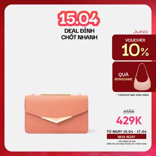 Túi Xách Nữ Thời Trang JUNO Cỡ Nhỏ Đeo Chéo Nắp Gập TXN420