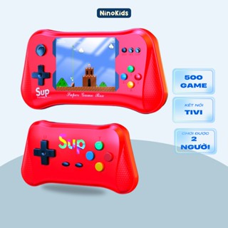 Máy chơi game cho bé trai 6 - 14 tuổi, Máy game cầm tay, màn hình 3.5 inch HD sắt nét hơn 500 trò chơi, MG001 NinoKids