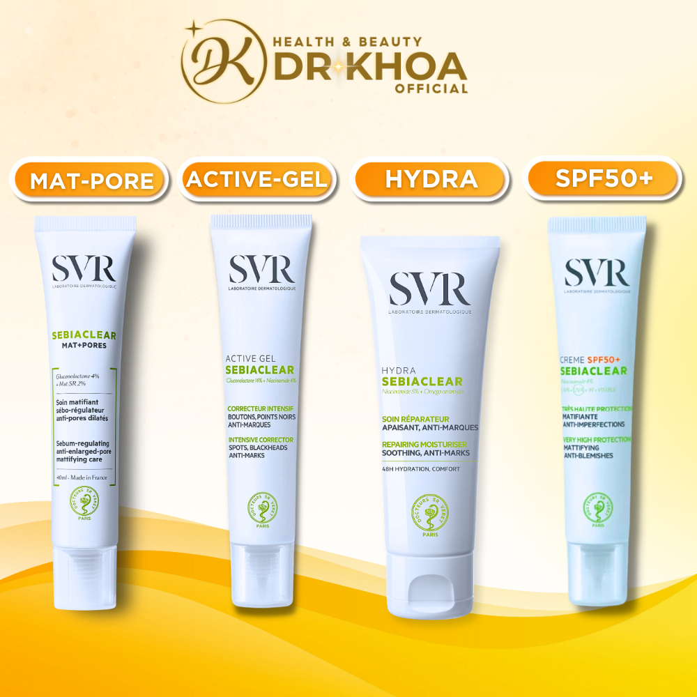 Kem Dưỡng Ẩm SVR dành cho da dầu mụn, thu nhỏ lỗ chân lông 40ml